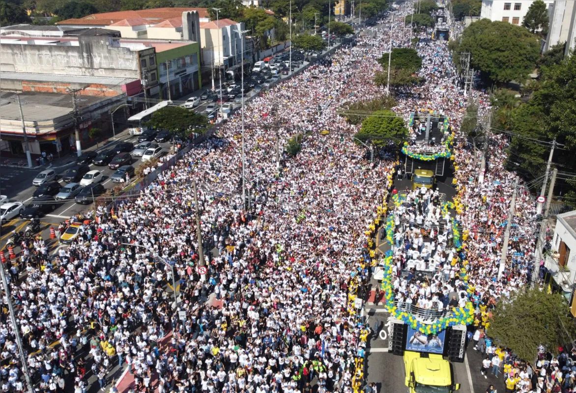 São Paulo recebeu no feriado de  Corpus Chisti a  31ª edição da Marcha para Jesus
