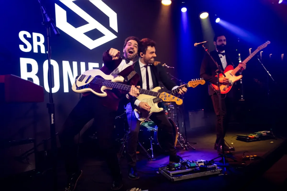 A banda Sr. Bonifácio animou os convidados