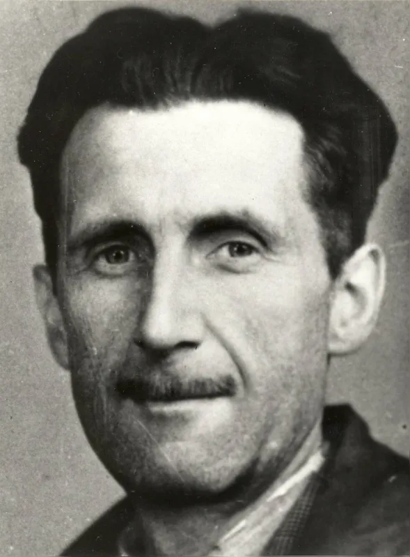 O socialista/anarquista George Orwell, autor de “1984”