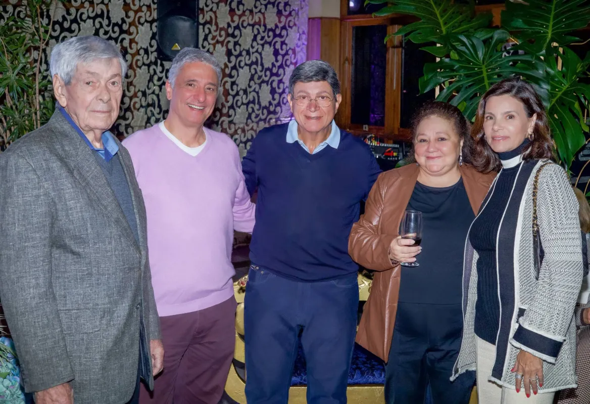 João Sorgi, Bráulio Figueiredo, João Jabur, Sidália Sorgi e Silvia Jabur