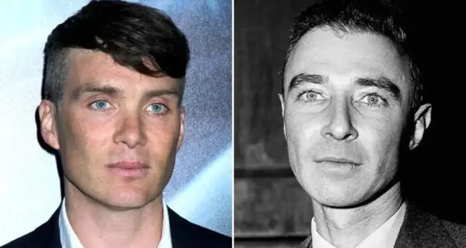 Cillian Murphy, à esquerda, interpreta Julius Robert Oppenheimer, um personagem carismático da história trsitemente conhecido como "o pai da bomba atômica"