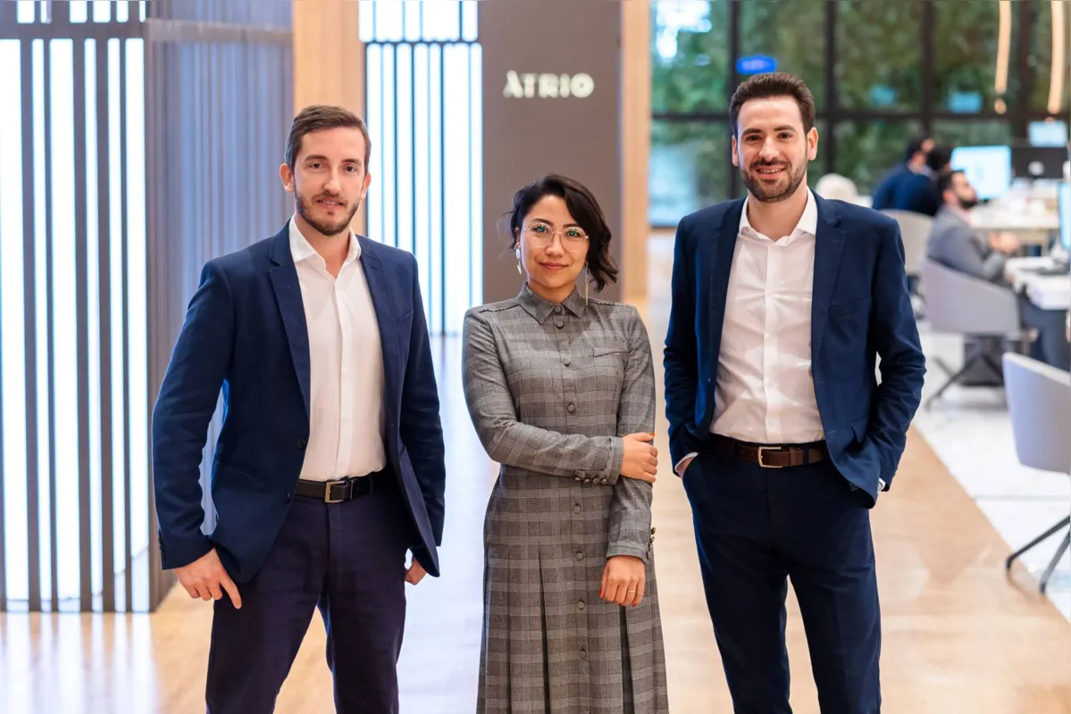 Luiz Peraro, Vanessa Yamamoto e Anderson Pacheco
