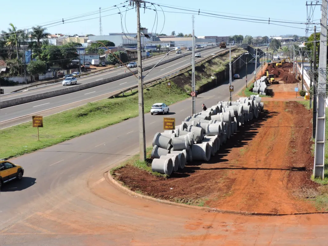 Projeto também contempla duplicação da marginal da PR-445: 32% de execução