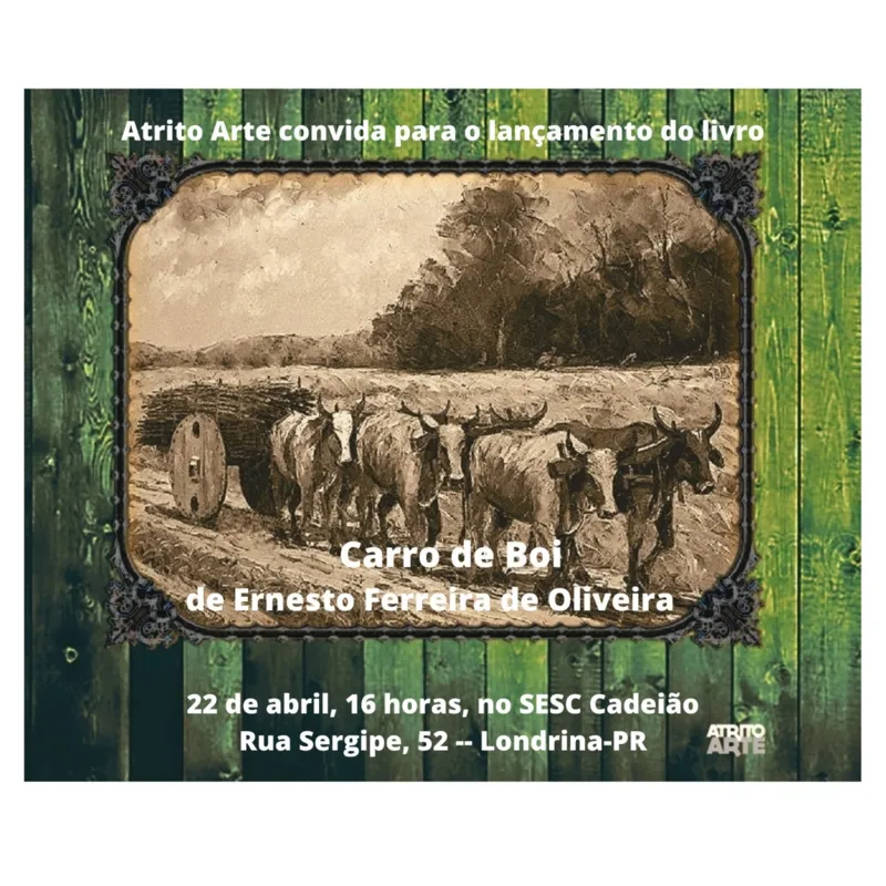 Imagem ilustrativa da imagem Sesc Cadeião Cultural sedia lançamento de "Carro de boi"