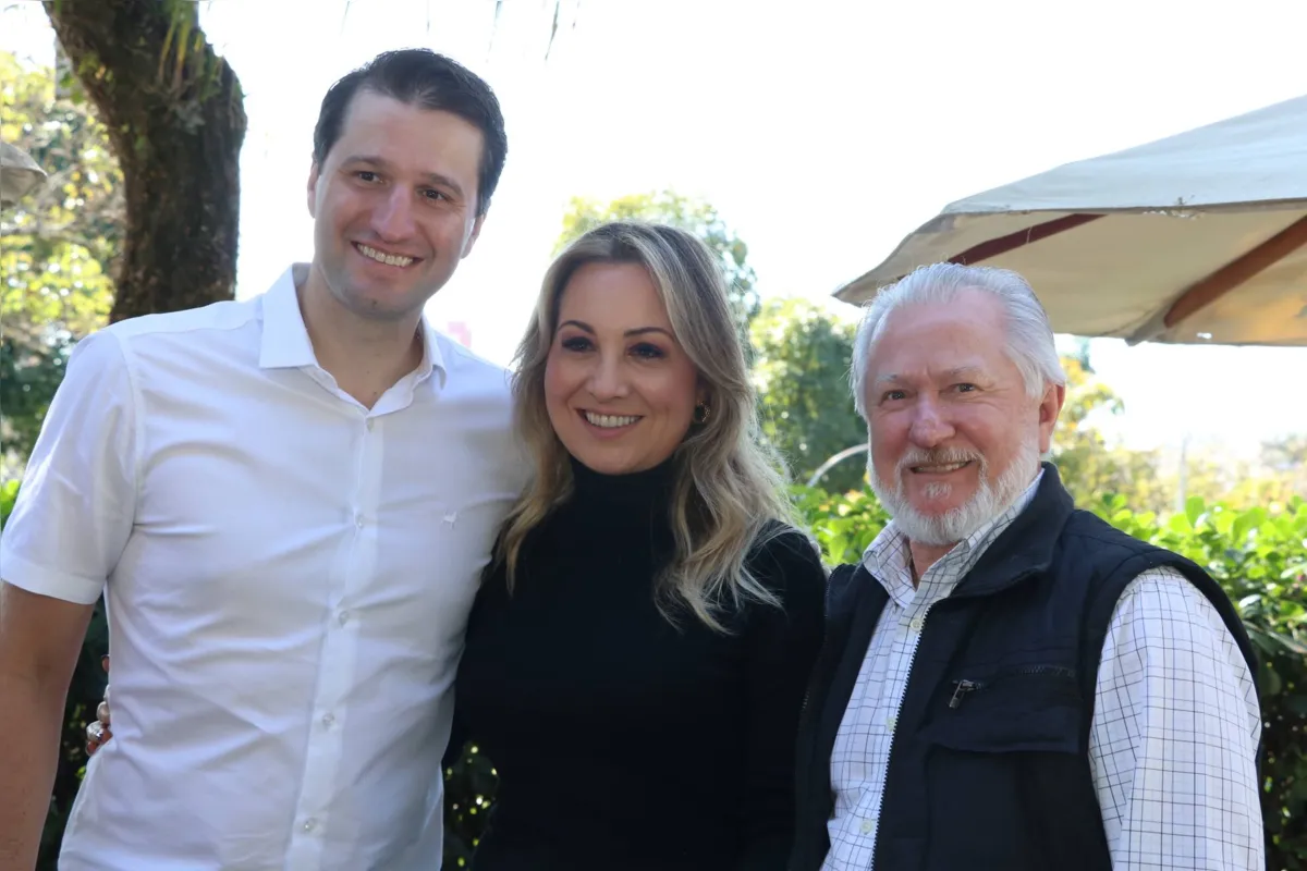 Paulo Rossato, Marcela Vanzela e Claudenir Rossato