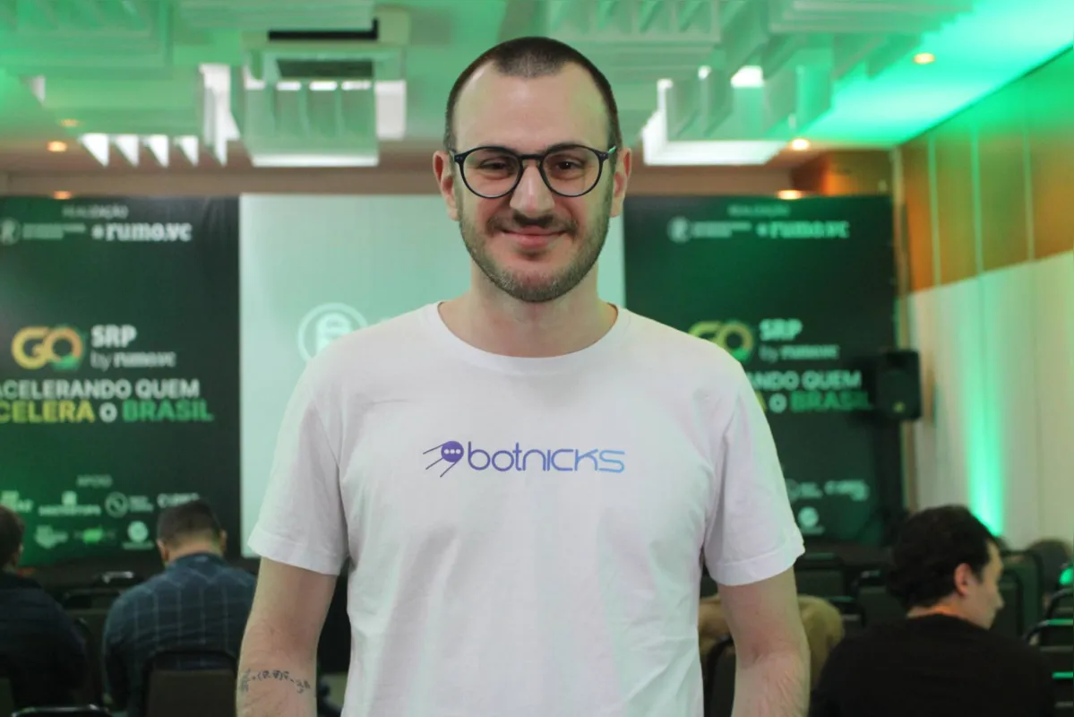 Daniel Faria de Oliveira, fundador da  Botnicks, uma das empresas selecionadas