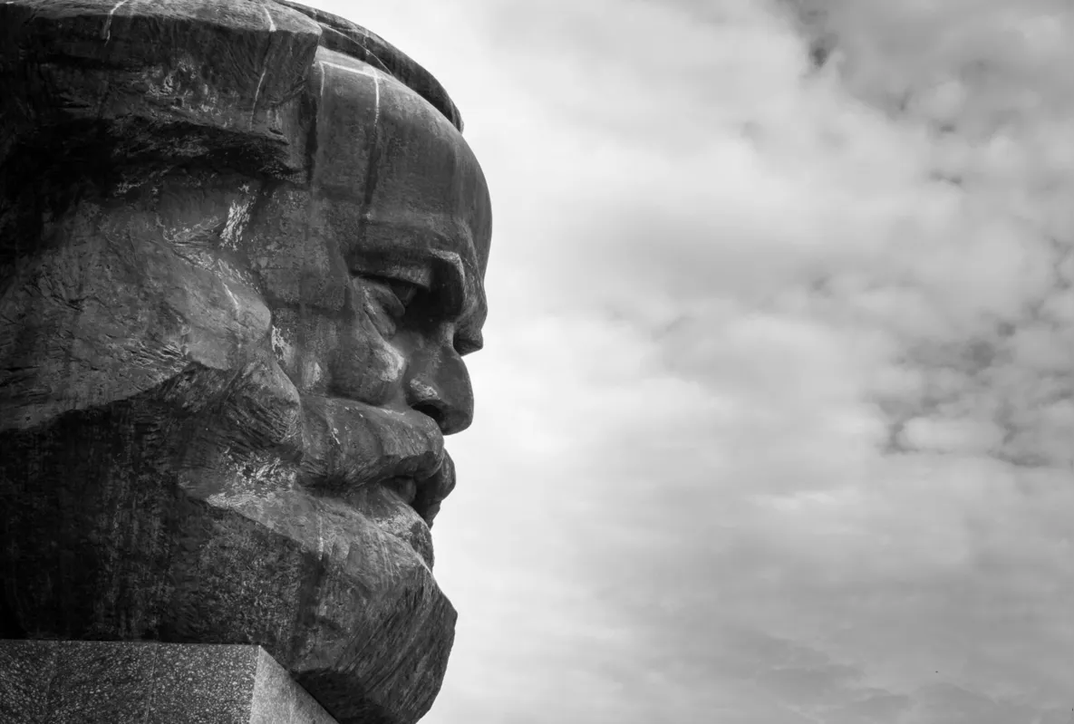 Monumento a Karl Marx em Chemnitz - na Alemanha