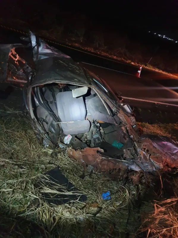Acidente em Cambira deixou uma pessoa morta e outra ferida