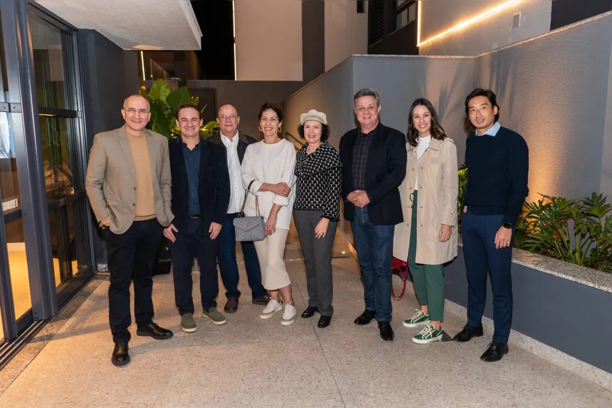 Alexandre Fabian, Marcelo Resquetti, Clovis e Luiza Bohrer, Iracema Fabian, Brazil Versoza, Thaisa Bohrer e Rodolfo Sugeta