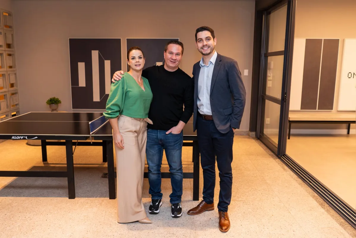 Cleidilene Sanches, Fabio Quinato e Matheus Fiumari