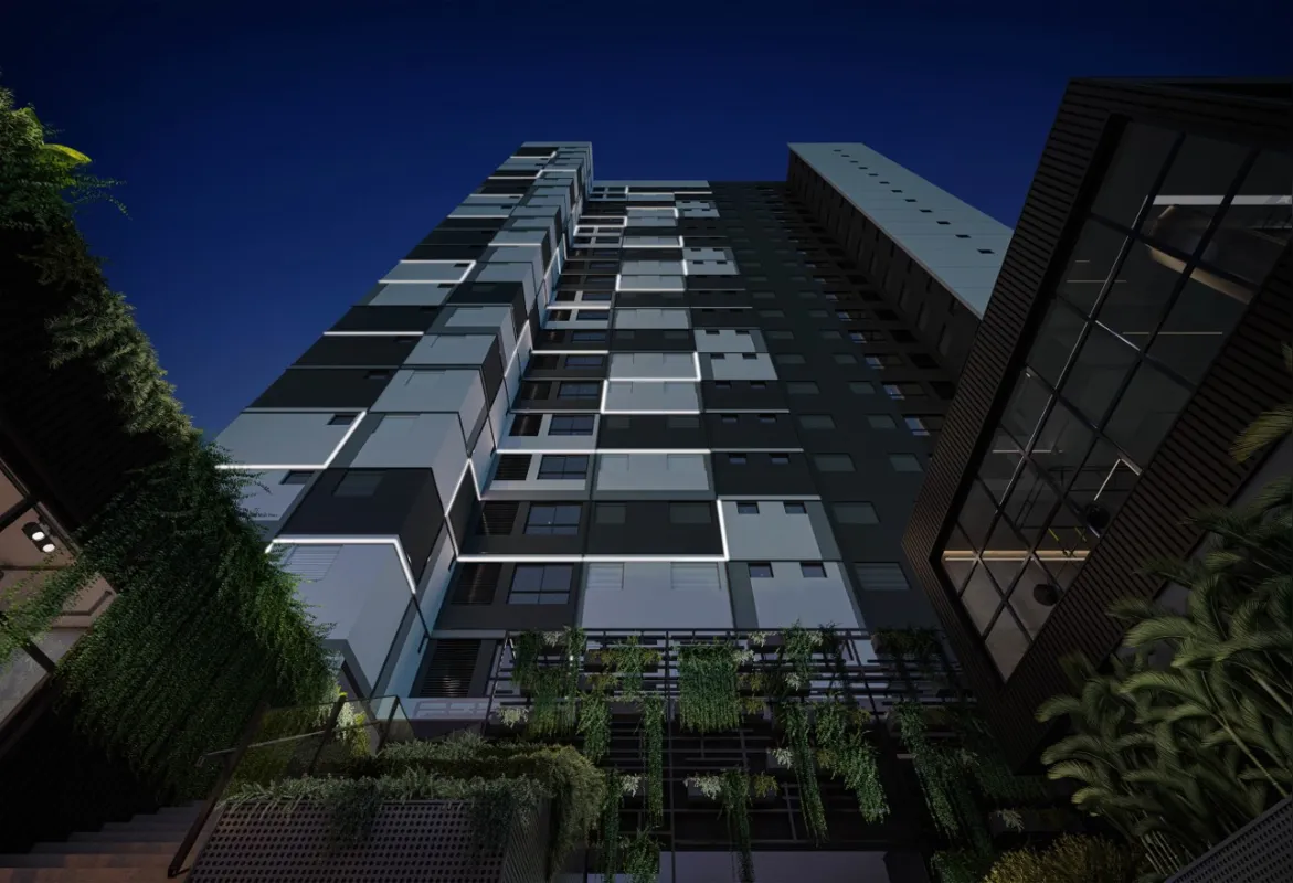 Insight Palhano tem apartamentos com metragem entre 62 e 89 m2. Primeiro prédio com fachada iluminada