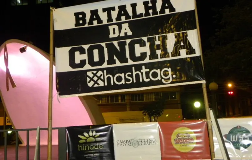 A 3ª edição da Batalha da Concha, em meados de 2009, ocorreu no cercadinho lateral da Praça 1º de Maio