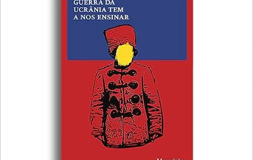 Capa do livro com a reprodução da figura do anarquista Nestor Makhno