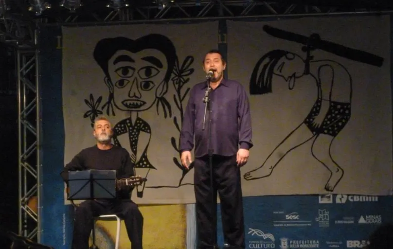 O narrador Zé Bocca e o músico Marcos Boi fazem duas apresentações de "História para Ouvidos Pequenos" na sexta (25) e no sábado(26)