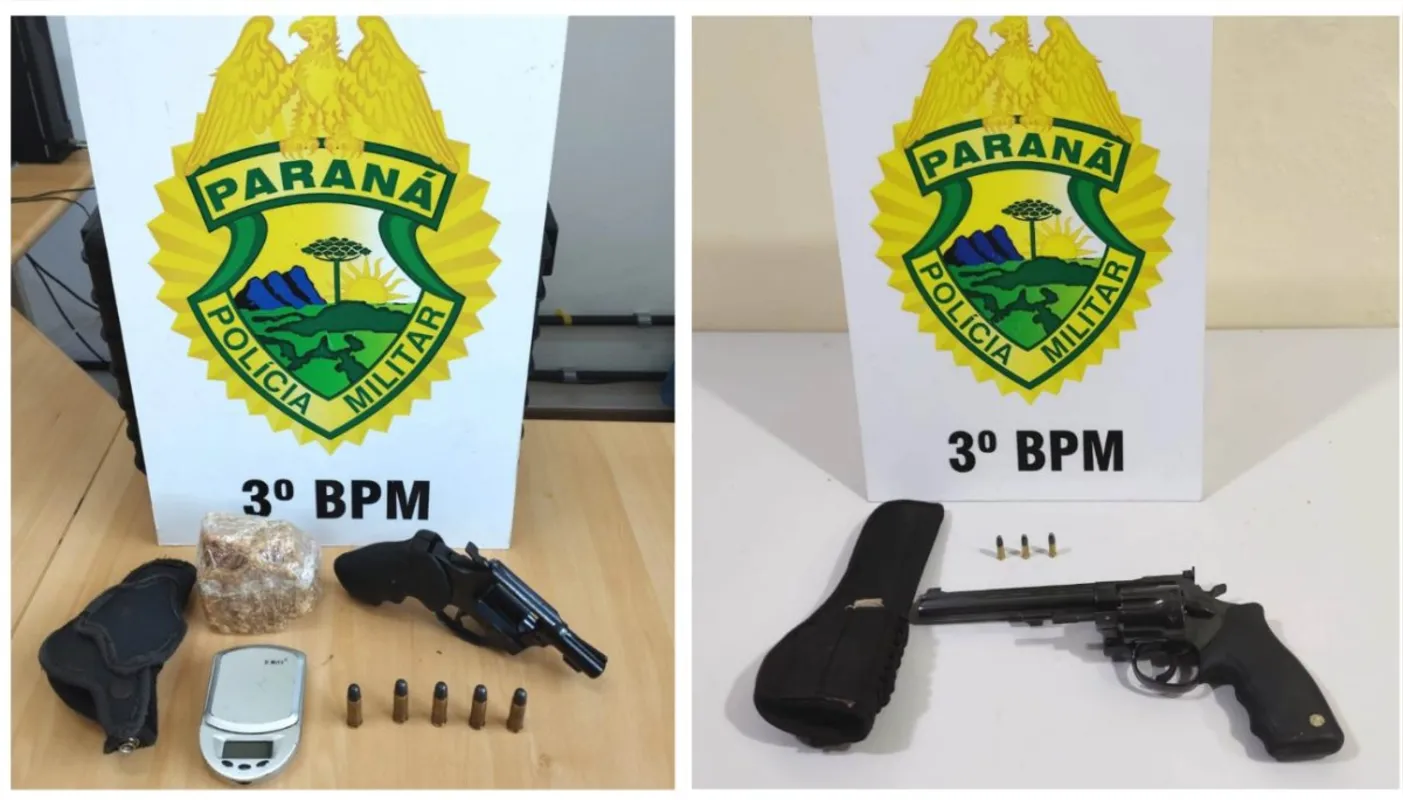 Imagem ilustrativa da imagem Ação Policial: apreensão de armas de fogo, prisão por violência doméstica e mandado