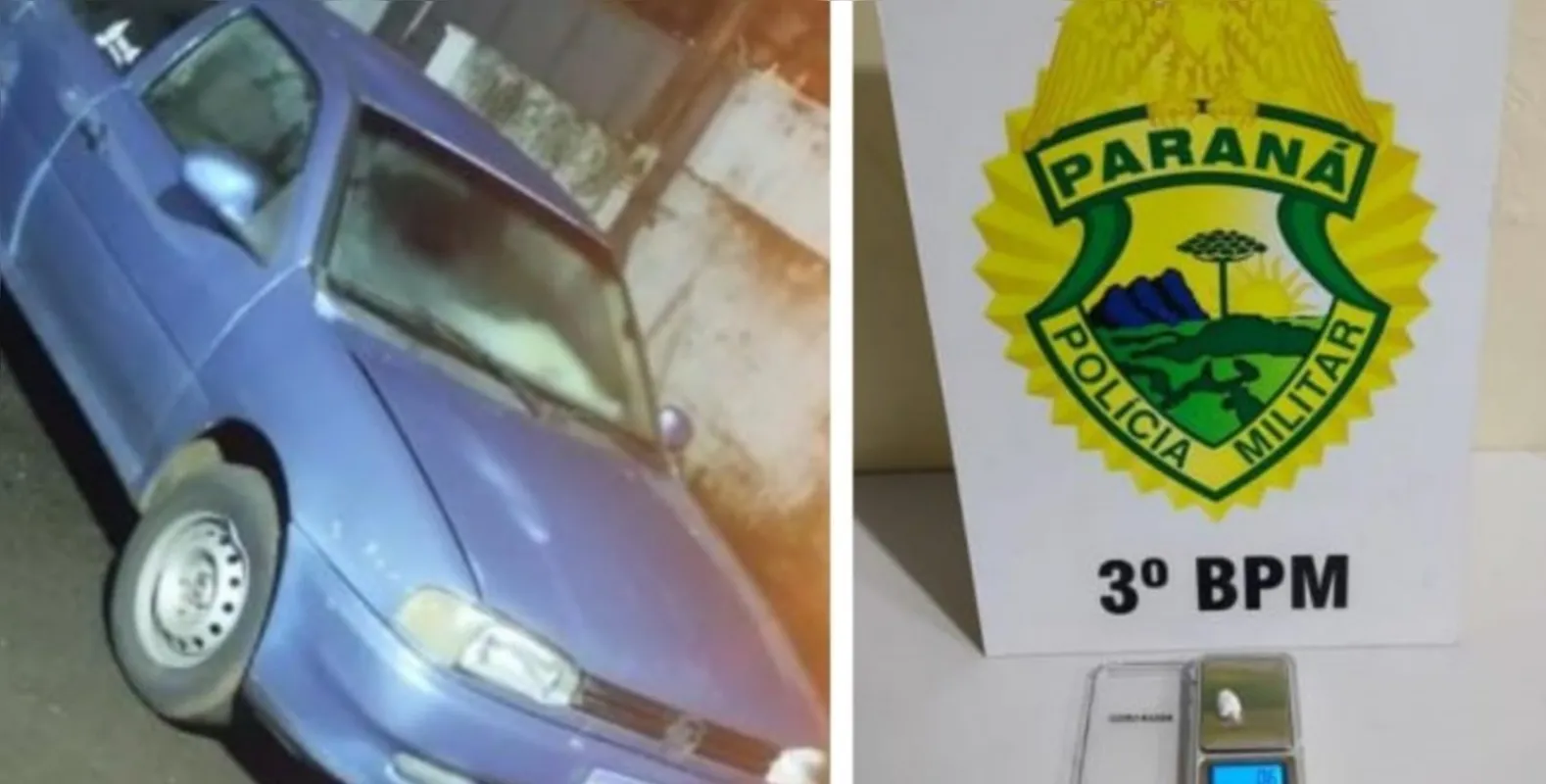 Imagem ilustrativa da imagem Ação policial: recuperação de veículo, prisão por embriaguez ao volante e por posse de drogas