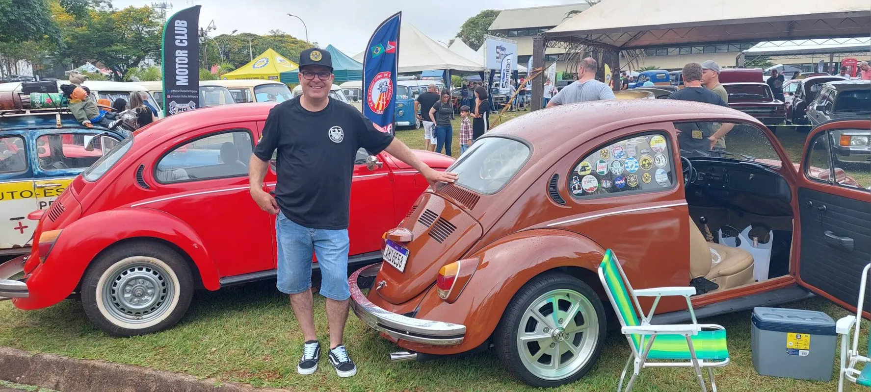 Imagem ilustrativa da imagem Amantes de carros antigos se reúnem em Londrina