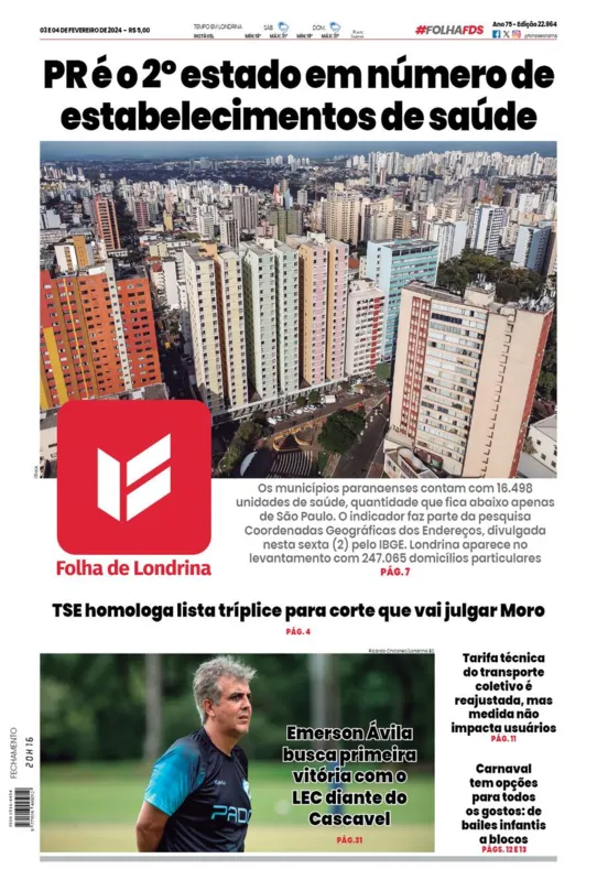 Imagem ilustrativa da imagem Capa 03/02/2024