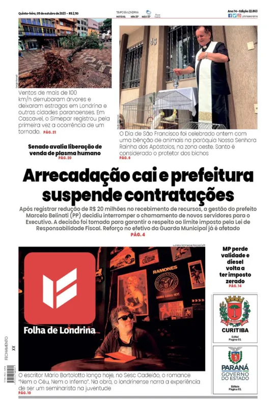 Imagem ilustrativa da imagem Capa 05/10/2023