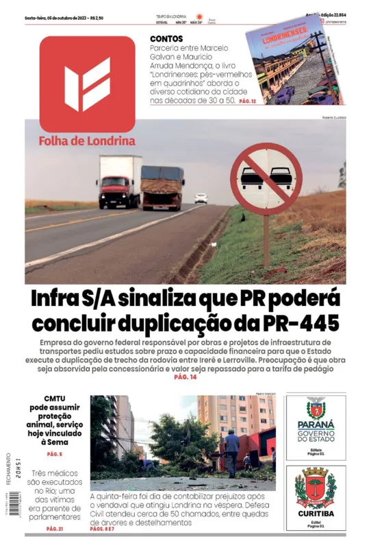Imagem ilustrativa da imagem Capa 06/10/2023
