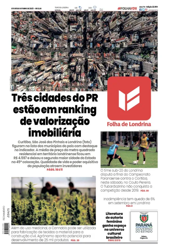 Imagem ilustrativa da imagem Capa 07/10/2023