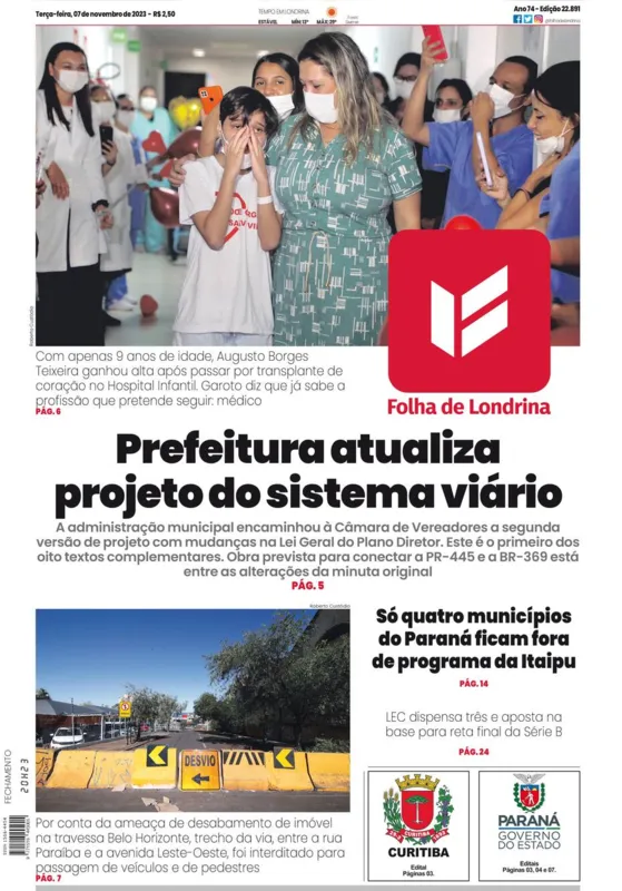 Imagem ilustrativa da imagem Capa 07/11/2023