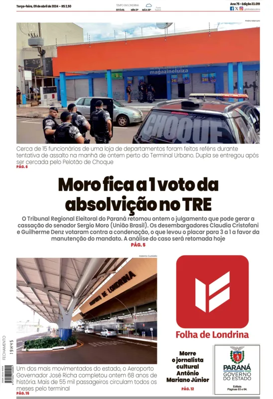 Imagem ilustrativa da imagem Capa 09/04/2024