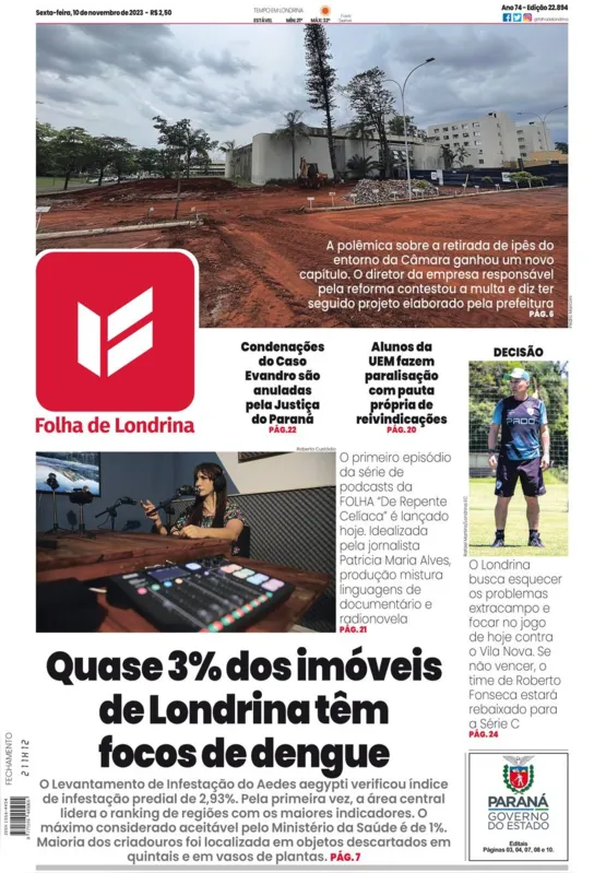 Imagem ilustrativa da imagem Capa 10/11/2023