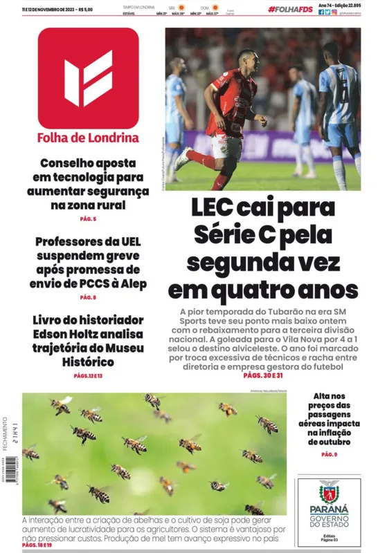 Imagem ilustrativa da imagem Capa 11/11/2023