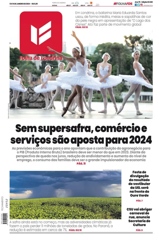Imagem ilustrativa da imagem Capa 13/01/2024