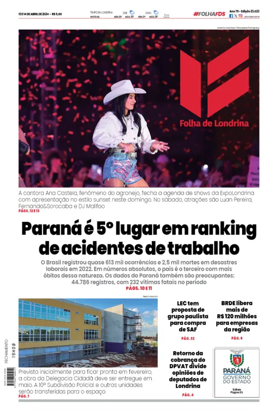 Imagem ilustrativa da imagem Capa 13/04/2024