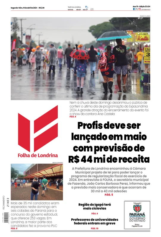 Imagem ilustrativa da imagem Capa 15/04/2024