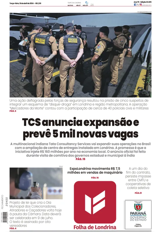 Imagem ilustrativa da imagem Capa 16/04/2024