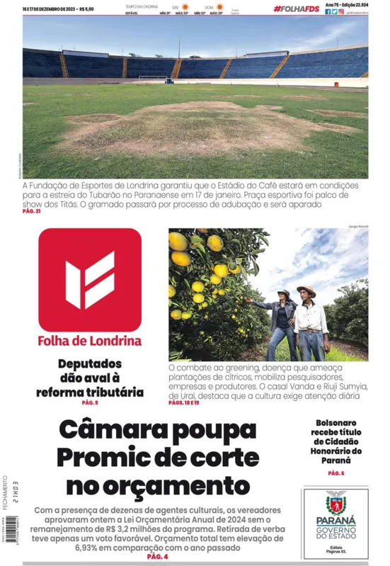 Imagem ilustrativa da imagem Capa 16/12/2023