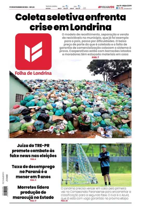 Imagem ilustrativa da imagem Capa 17/02/2024