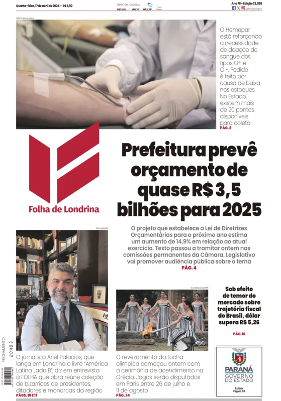 Imagem ilustrativa da imagem Capa 17/04/2024