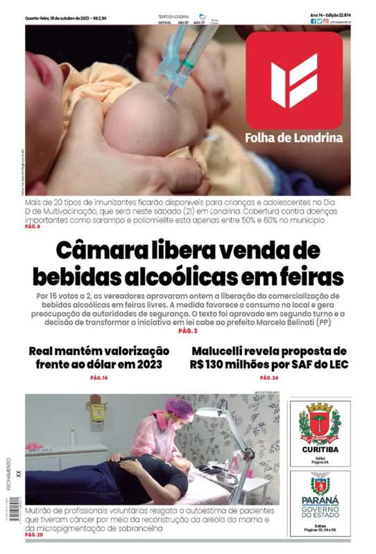 Imagem ilustrativa da imagem Capa 18/10/2023