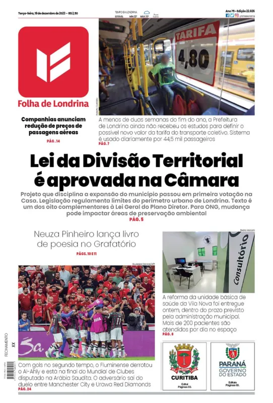 Imagem ilustrativa da imagem Capa 19/12/2023