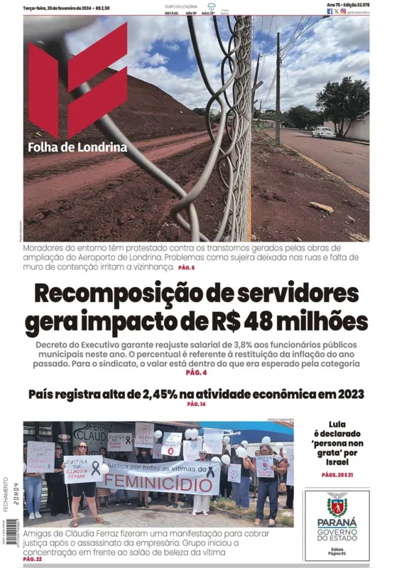 Imagem ilustrativa da imagem Capa 20/02/2024