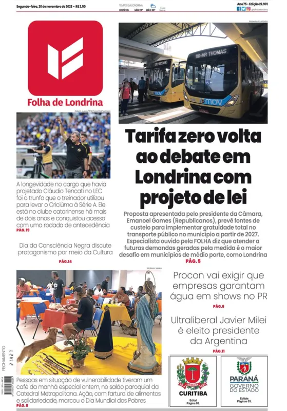 Imagem ilustrativa da imagem Capa 20/11/2023