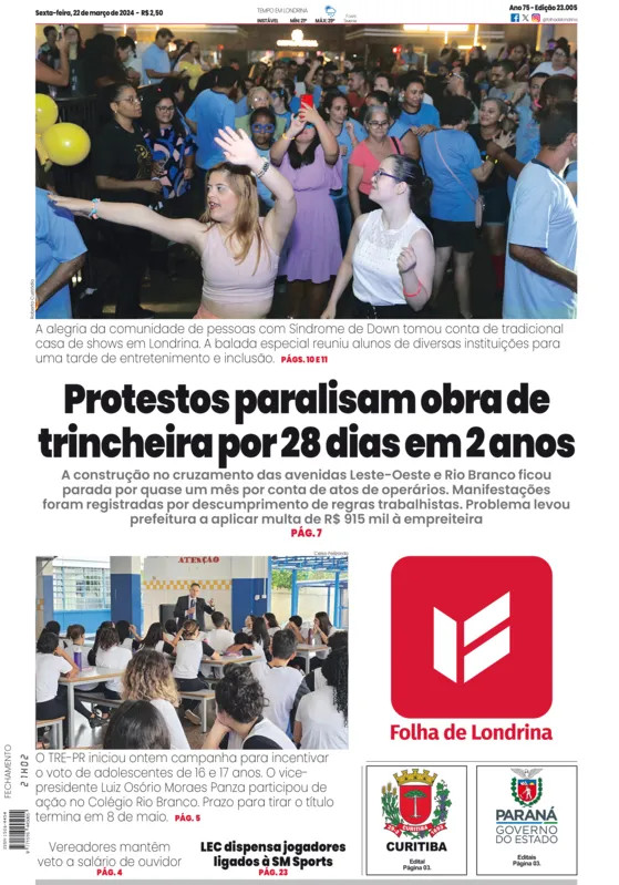 Imagem ilustrativa da imagem Capa 22/03/2024