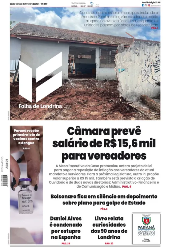 Imagem ilustrativa da imagem Capa 23/02/2024