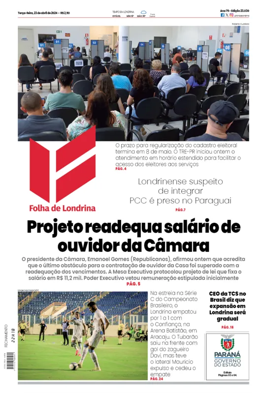Imagem ilustrativa da imagem Capa 23/04/2024