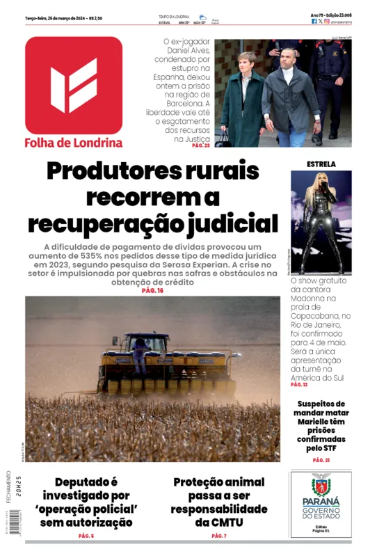 Imagem ilustrativa da imagem Capa 26/03/2024
