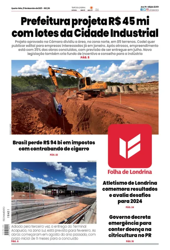 Imagem ilustrativa da imagem Capa 27/12/2023