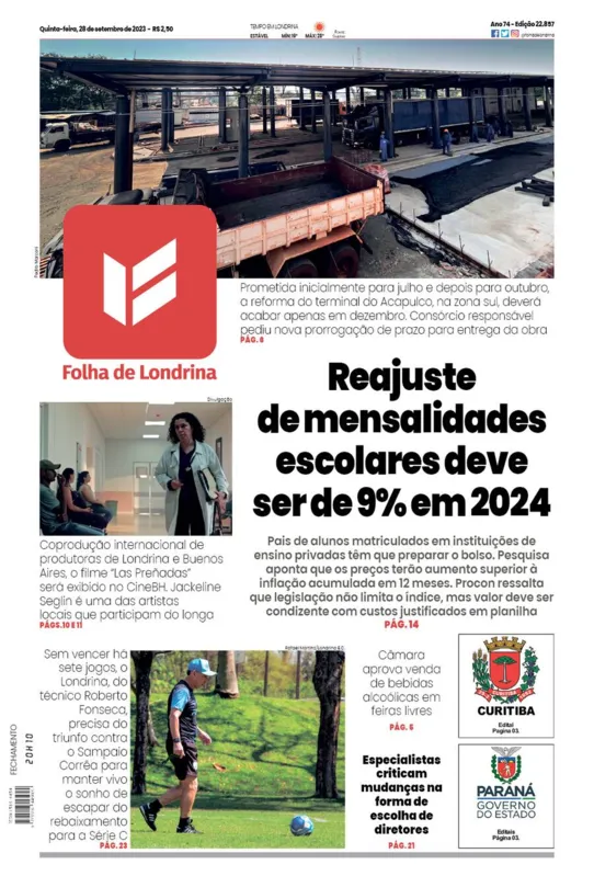Imagem ilustrativa da imagem Capa 28/09/2023