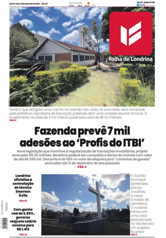 Imagem ilustrativa da imagem Capa 28/12/2023