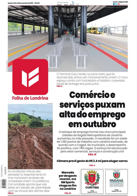 Imagem ilustrativa da imagem Capa 29/11/2023