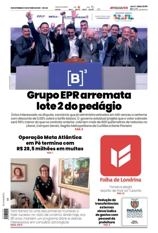 Imagem ilustrativa da imagem Capa 30/09/2023