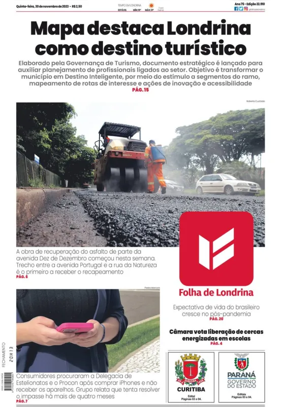 Imagem ilustrativa da imagem Capa 30/11/2023